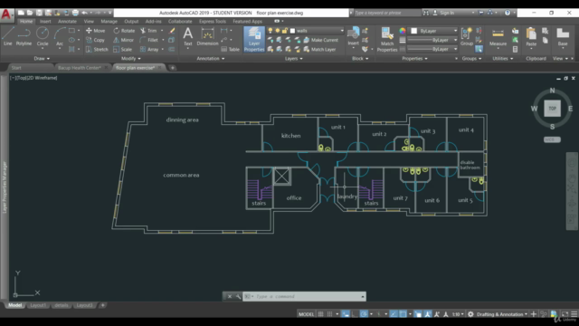 Learn How To Draw Design of Building in AutoCad Civil Eng. – Screenshot 4