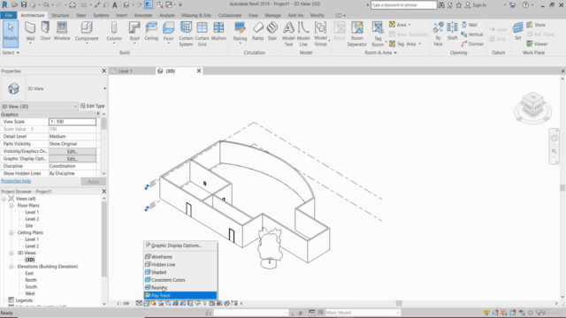 Curso de Revit Básico e Intermedio 2021 – Screenshot 1