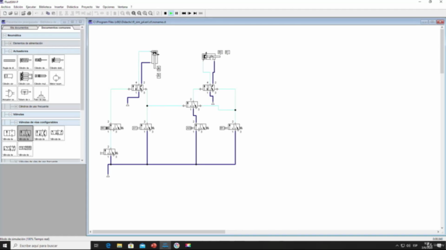 Introducción a la neumática y manejo de FluidSim – Screenshot 3
