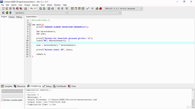 Sıfırdan C Programlama Öğrenin - Screenshot_04