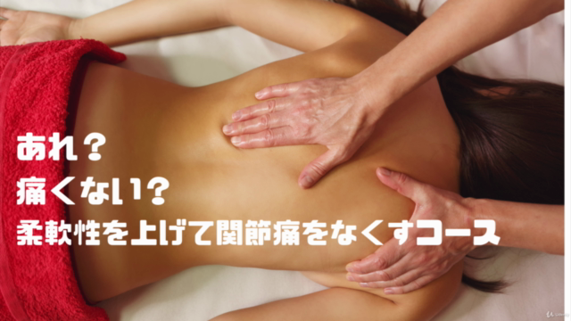4万人以上指導したトレーナーが教える!柔軟性を上げて関節痛をなくすコース – Screenshot 1