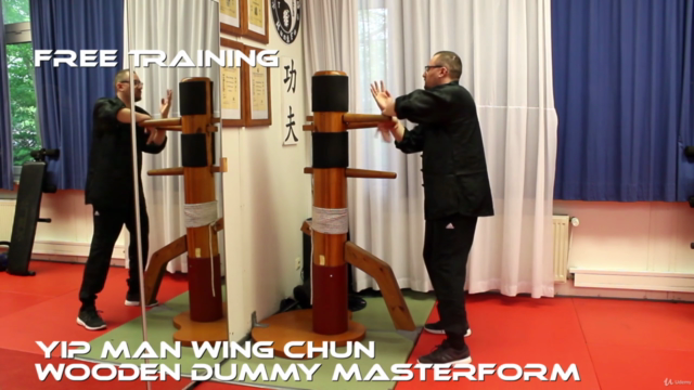 WING TSUNG, WING CHUN, Yip man Kung Fu Wooden Dummy Form ! – Screenshot 3