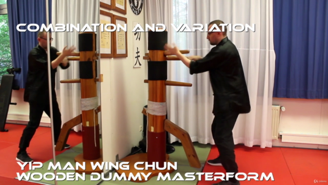 WING TSUNG, WING CHUN, Yip man Kung Fu Wooden Dummy Form ! – Screenshot 4