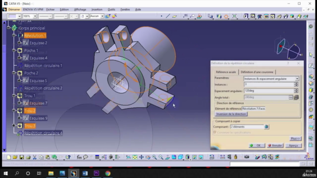 Formation complète Catia V5 Débutant – Screenshot 1