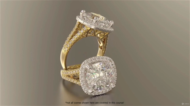 Jewelry rendering with KeyShot – Screenshot 1
