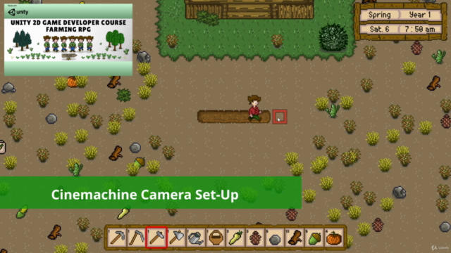 Unity 2D Game Developer Course Farming RPG – Screenshot 2