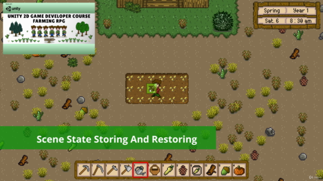 Unity 2D Game Developer Course Farming RPG – Screenshot 3