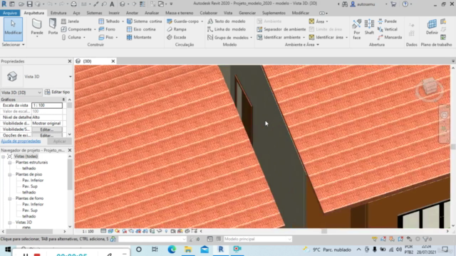 REVIT Projeto Arquitetônico Completo Para Iniciantes Sobrado – Screenshot 2