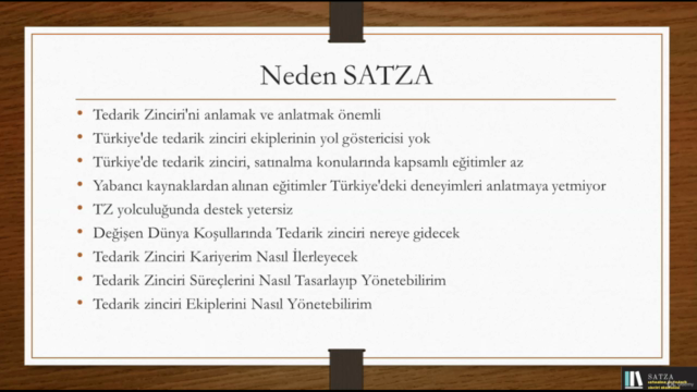 SATZA 101 SATINALMA VE TEDARİK ZİNCİRİ AKADEMİSİ – Screenshot 1