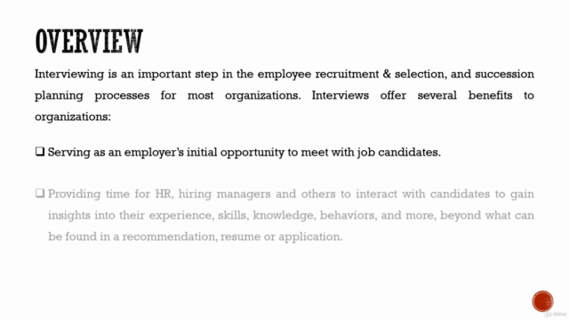 Behavioural Event Interview – Screenshot 2