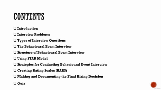 Behavioural Event Interview – Screenshot 4