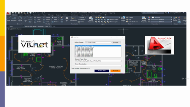 Develop AutoCAD Plugins using VB.NET with Windows Forms - Screenshot_01