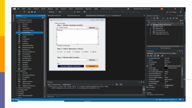 Develop AutoCAD Plugins using VB.NET with Windows Forms - Screenshot_03