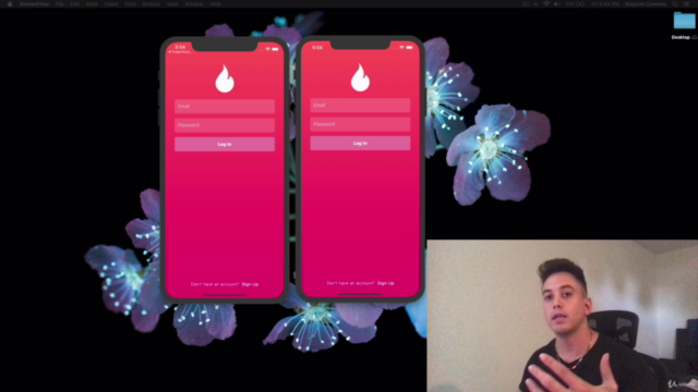Tinder Firestore Clone | Swift 5 & iOS 13 | MVVM – Screenshot 2