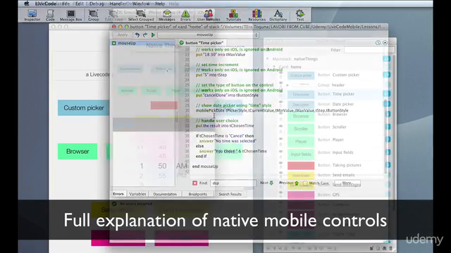 Develop professional apps for Android and iOS using Livecode – Screenshot 4
