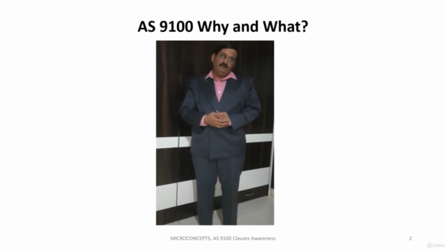 AS 9100D:2016 Clauses Awareness Training – Screenshot 2