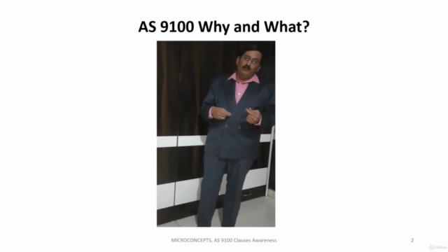 AS 9100D:2016 Clauses Awareness Training – Screenshot 3