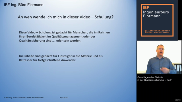 Statistische Grundlagen in der Qualitätssicherung Teil 1 – Screenshot 2