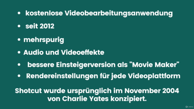 Videos schneiden/bearbeiten mit Shotcut für Anfänger – Screenshot 1
