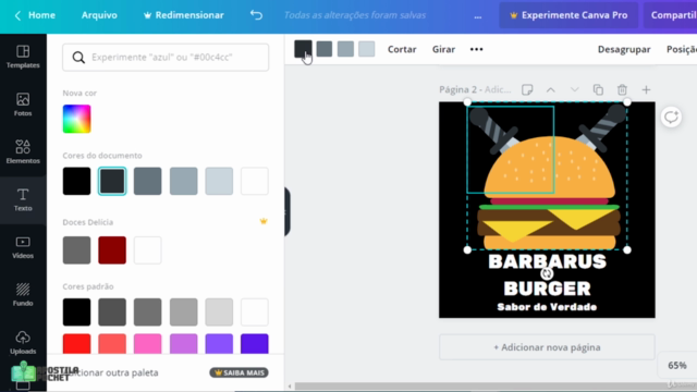 Artes Para Redes Sociais com Canva: Design Para Iniciantes – Screenshot 3