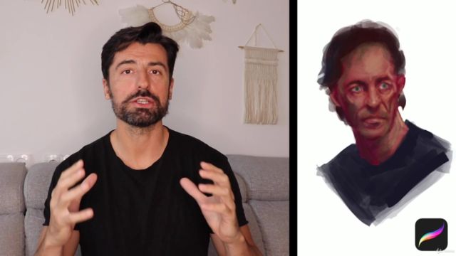 Curso Gratuito Procreate: Como Pintar el Rostro Humano – Screenshot 1
