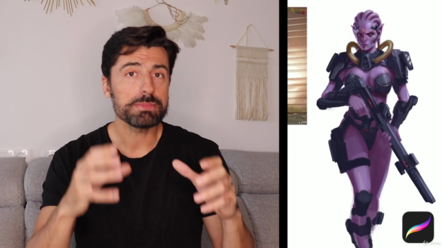 Curso Gratuito Procreate: Como Pintar el Rostro Humano – Screenshot 3