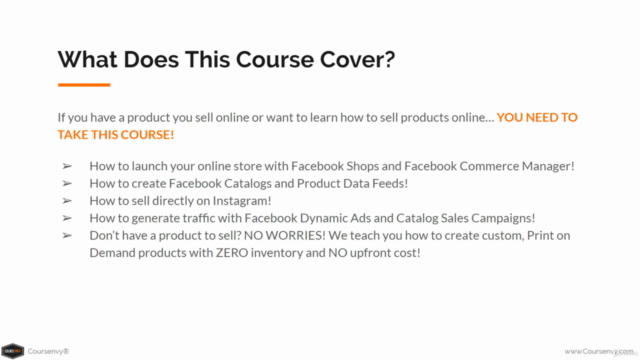 The Complete Facebook Shops Mastery Course by Coursenvy® – Screenshot 1