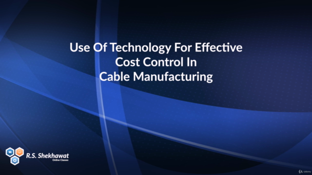 Use Of Technology For Cost Control In Cable Manufacturing - Screenshot_01