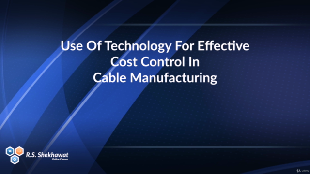 Use Of Technology For Cost Control In Cable Manufacturing - Screenshot_04