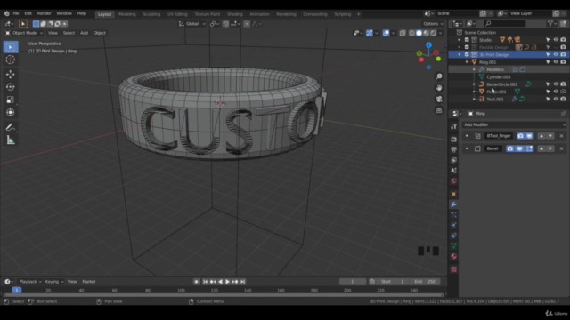 Blender for 3D Printing - Intro to Flexible Design (102) – Screenshot 1