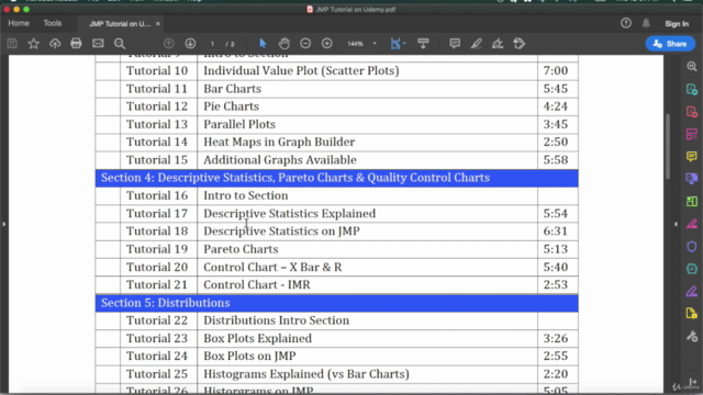 JMP Training for Statistics & Data Visualization – Screenshot 2