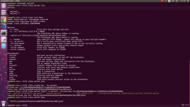 Learn EOS Blockchain Smart Contracts & DApps with C++, EOSJS – Screenshot 4