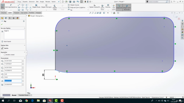 SolidWorks 2019 2 Boyutlu Çizim Eğitimi – Screenshot 1
