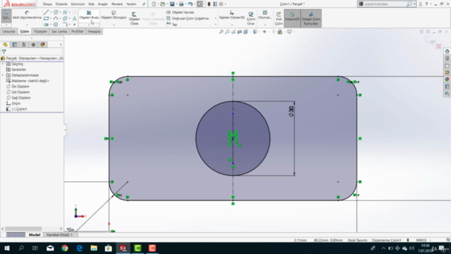 SolidWorks 2019 2 Boyutlu Çizim Eğitimi – Screenshot 4