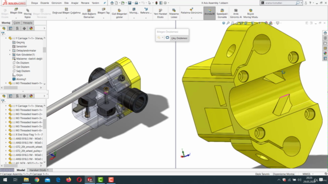 SolidWorks 2019 Montaj Eğitimi – Screenshot 1