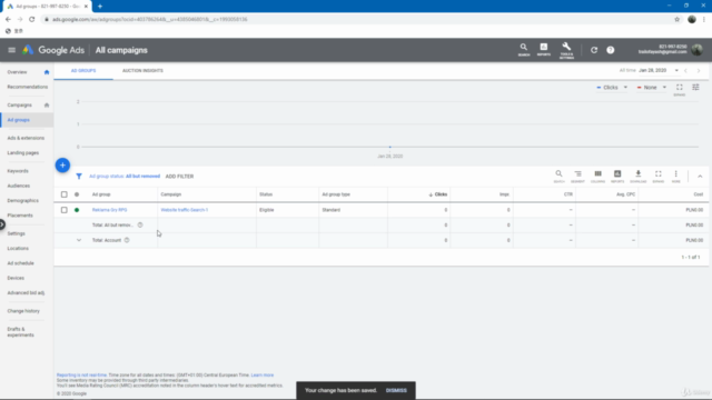 Kurs Google Ads dla zielonych – Screenshot 1