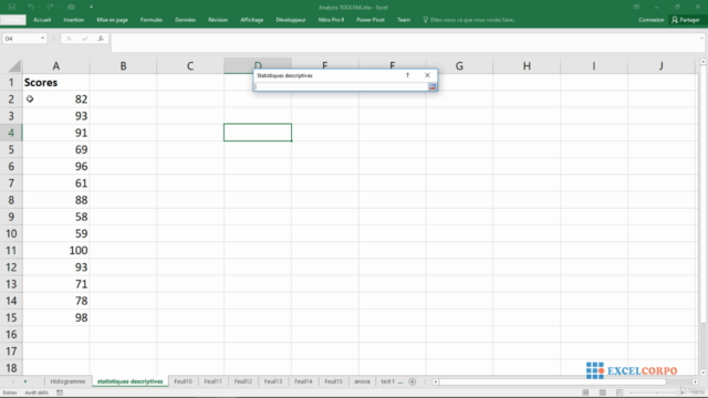 Analyse des données statistiques avec le logiciel Excel - Screenshot_02