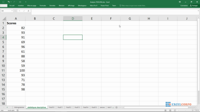 Analyse des données statistiques avec le logiciel Excel - Screenshot_03