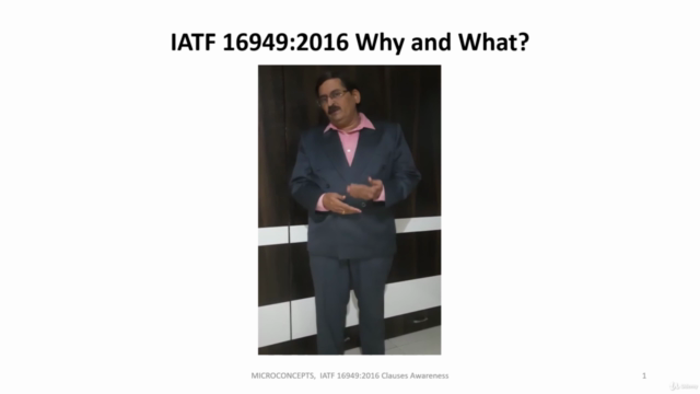 IATF 16949:2016 Clauses Awareness Training – Screenshot 1
