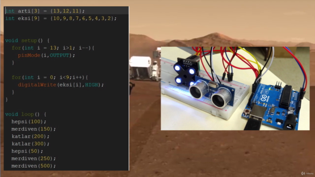 ARDUINO ile KAPSAMLI ROBOTİK KODLAMA – Screenshot 2