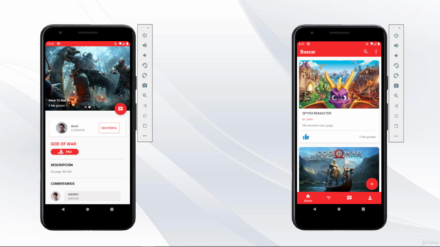 Crea una APP Red Social con Chat estilo WHATSAPP con Android – Screenshot 1