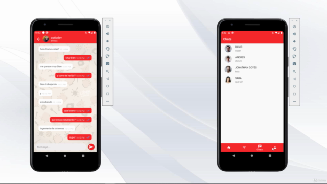 Crea una APP Red Social con Chat estilo WHATSAPP con Android – Screenshot 3