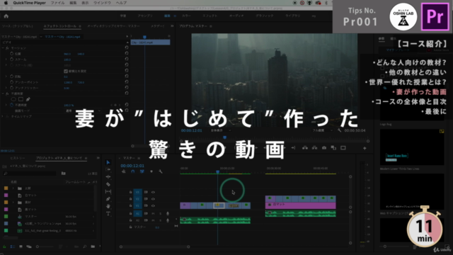 【PremierePro初心者向け】動画編集がはじめての妻と開発!ゼロからでも"SNS動画"が作れるようになる_VOL1 – Screenshot 3