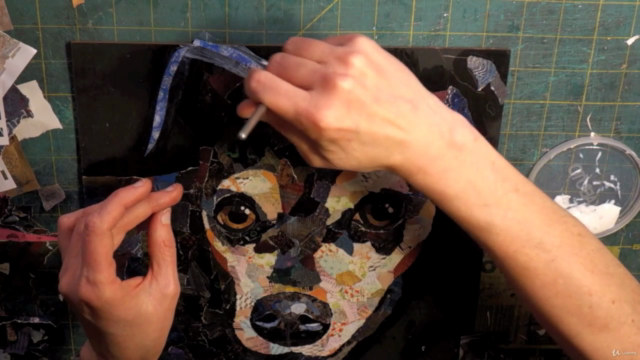 Paper Mosaic Collage Dog Portraits – Screenshot 3