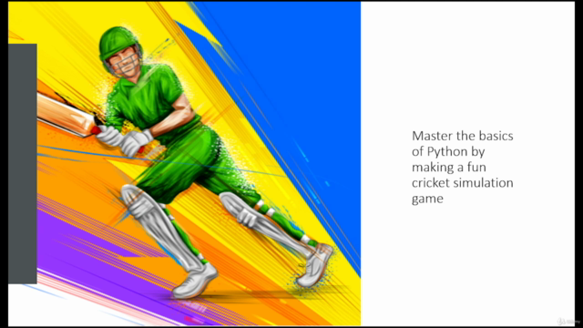 Code a cricket game: Learn Python programming through sports – Screenshot 2