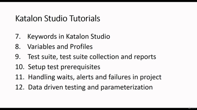 Web testing using Katalon Studio - Basic to advance – Screenshot 3