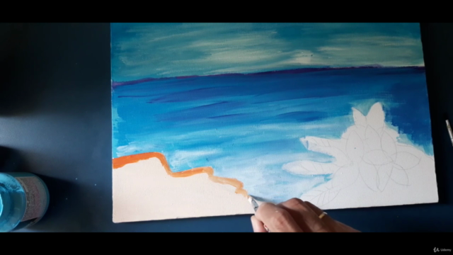 Pintura em tela de paisagens para iniciantes – Screenshot 1