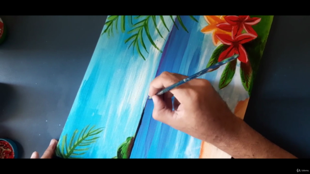 Pintura em tela de paisagens para iniciantes – Screenshot 4
