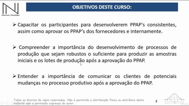 PPAP - Processo de Aprovação de Peça de Produção – Screenshot 1