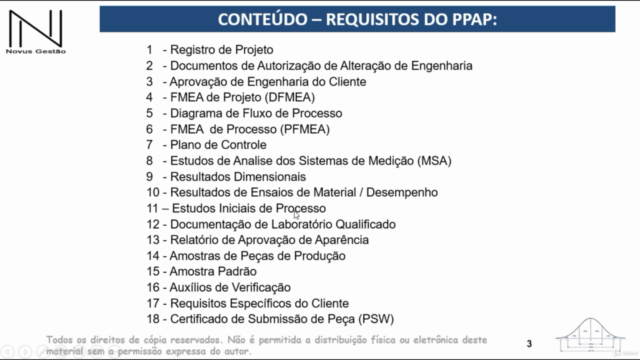 PPAP - Processo de Aprovação de Peça de Produção – Screenshot 2